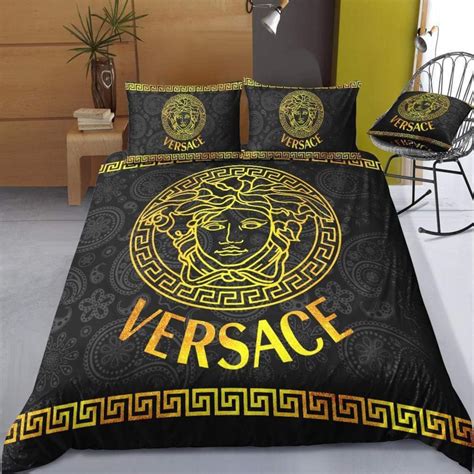 versace design bed sheets|versace comforters on sale.